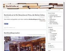 Tablet Screenshot of buchliebe.at